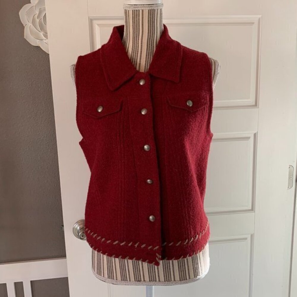 John Rich & Bros. Woolrich Claret Western Vest